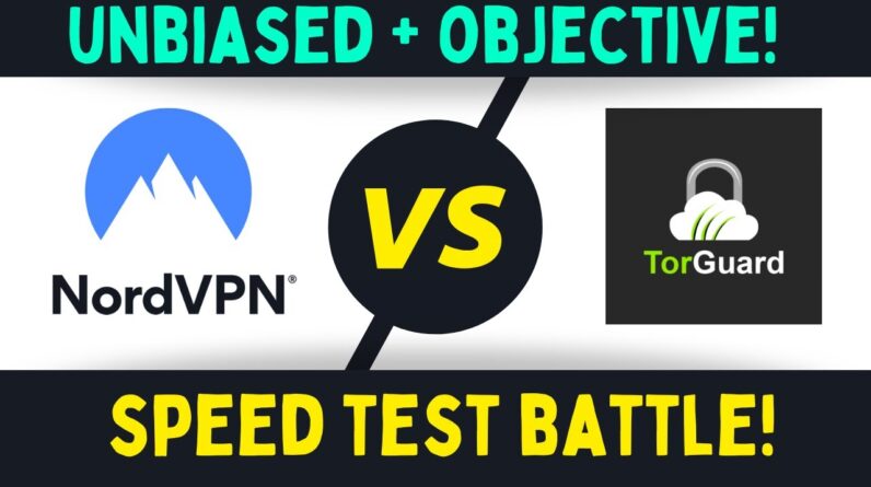 NordVPN vs TorGuard Speed Test Results - Objective Unbiased Live Test!