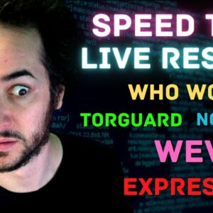 What is the Fastest VPN in 2021? Unbiased  Live Speed Test Comparison!
