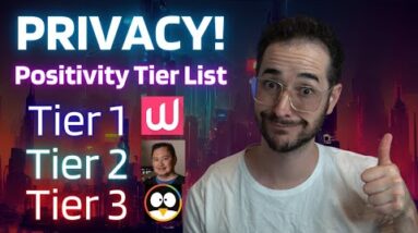 Privacy Positivity Tier List - Which Communities Rank Tier 1?