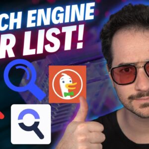 Privacy Search Engine TIER LIST 2024!  What is the Best Privacy Search Engine?