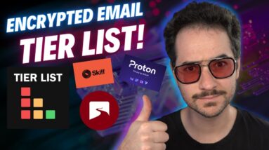Encrypted Email Tier List 2024 ! Which is the best encrypted email?